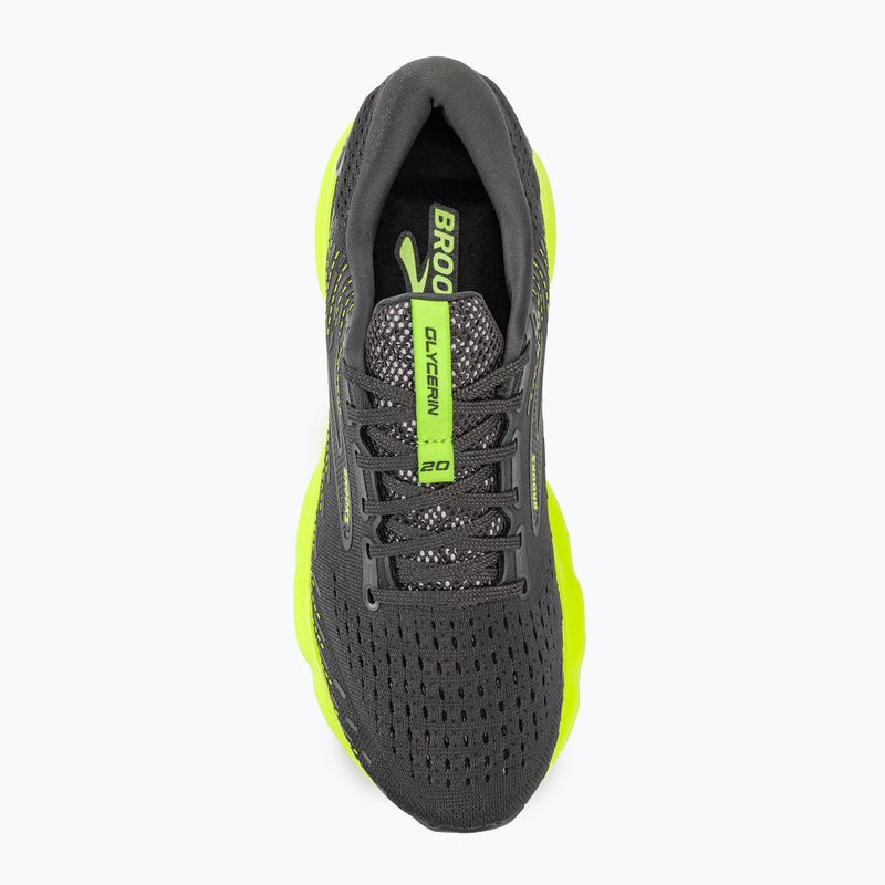 Buty do biegania męskie Brooks Glycerin 20 black/blackened pear/white 5