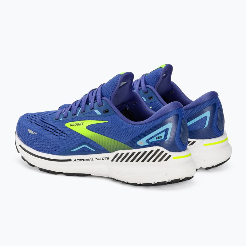 Buty do biegania męskie Brooks Adrenaline GTS 23 blue/nightlife/black 4