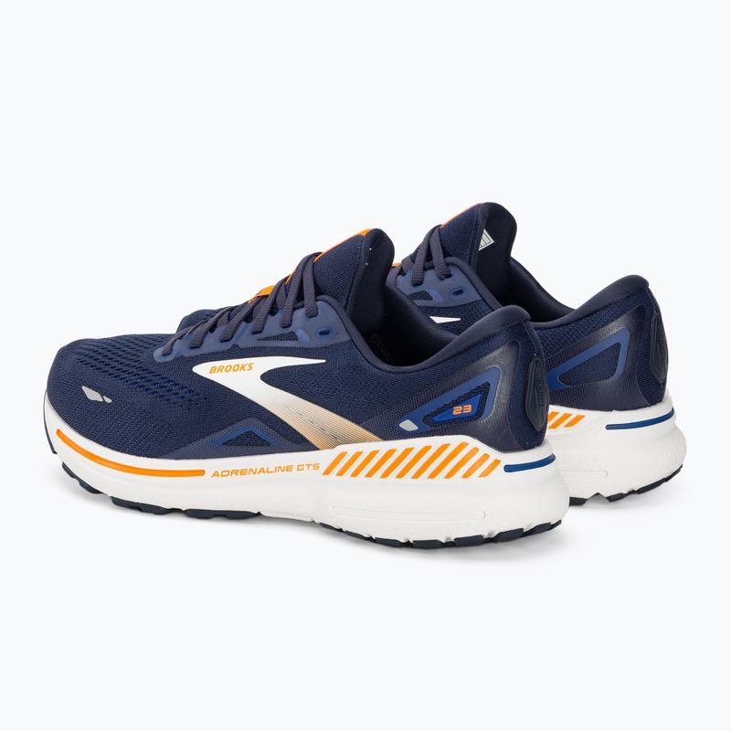 Buty do biegania męskie Brooks Adrenaline GTS 23 peacoat/ ultramarina/orange 4