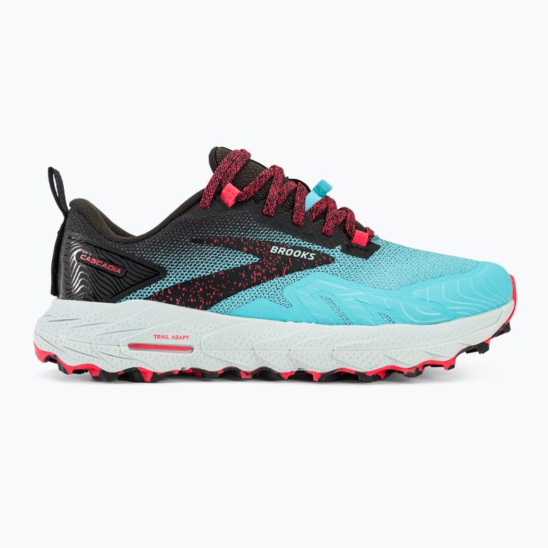 Buty do biegania damskie Brooks Cascadia 17 bluefish/black/diva pink 3