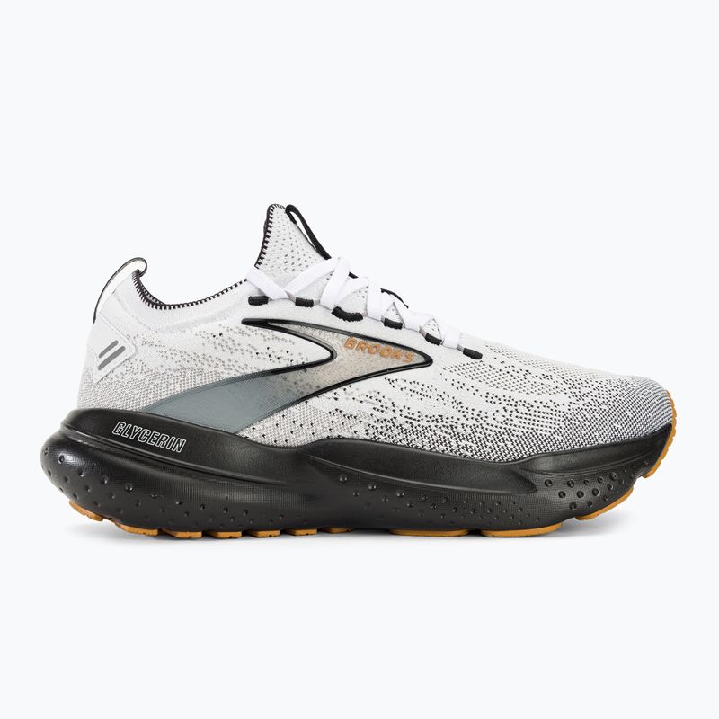 Buty do biegania męskie Brooks Glycerin StealthFit 21 white/grey/black 3