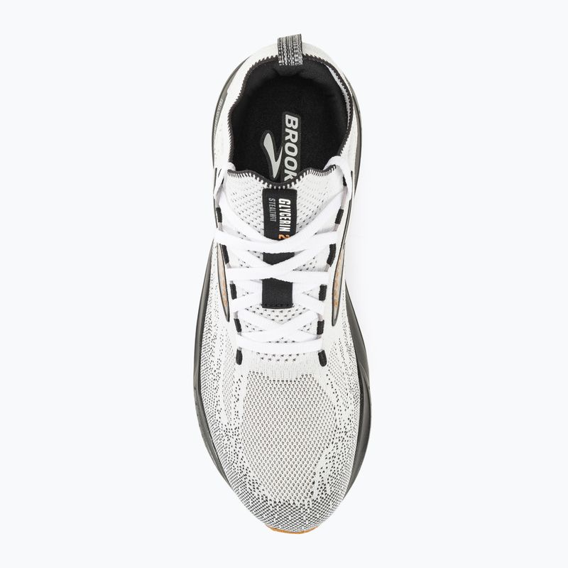 Buty do biegania męskie Brooks Glycerin StealthFit 21 white/grey/black 7