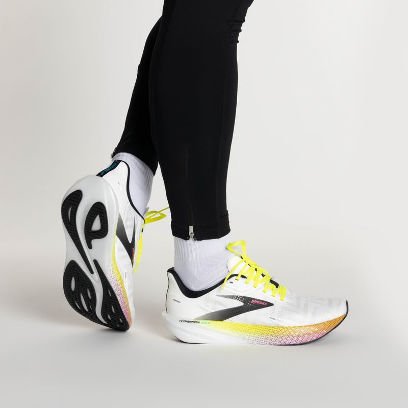 Buty do biegania męskie Brooks Hyperion Max white/black/nightlife 2