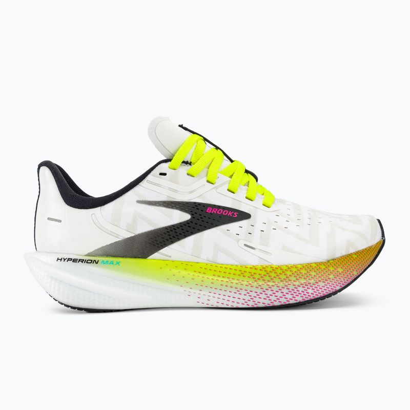 Buty do biegania damskie Brooks Hyperion Max white/black/nightlife 3