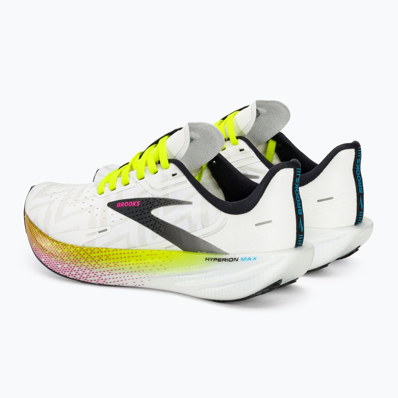 Buty do biegania damskie Brooks Hyperion Max white/black/nightlife 4