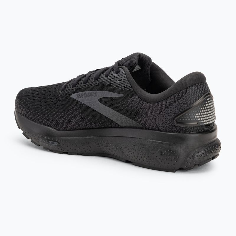 Buty do biegania męskie Brooks Ghost 16 wide fit black/black/ebony 3
