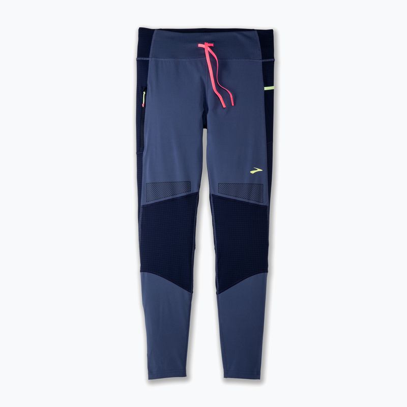 Legginsy do biegania damskie Brooks High Point ocean/navy 8