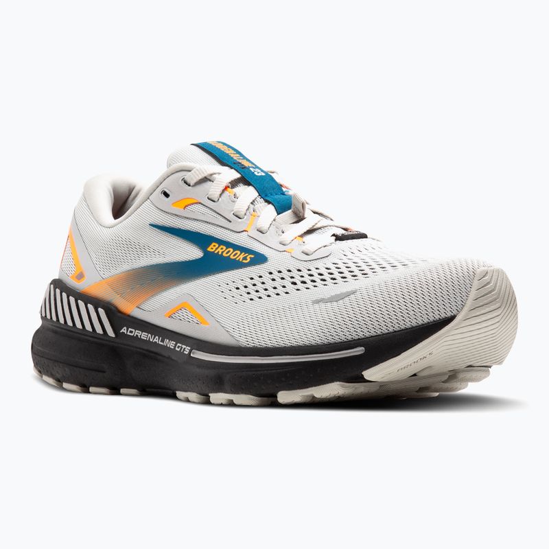 Buty do biegania męskie Brooks Adrenaline GTS 23 GTX oyster mushroom/orange/blue 8