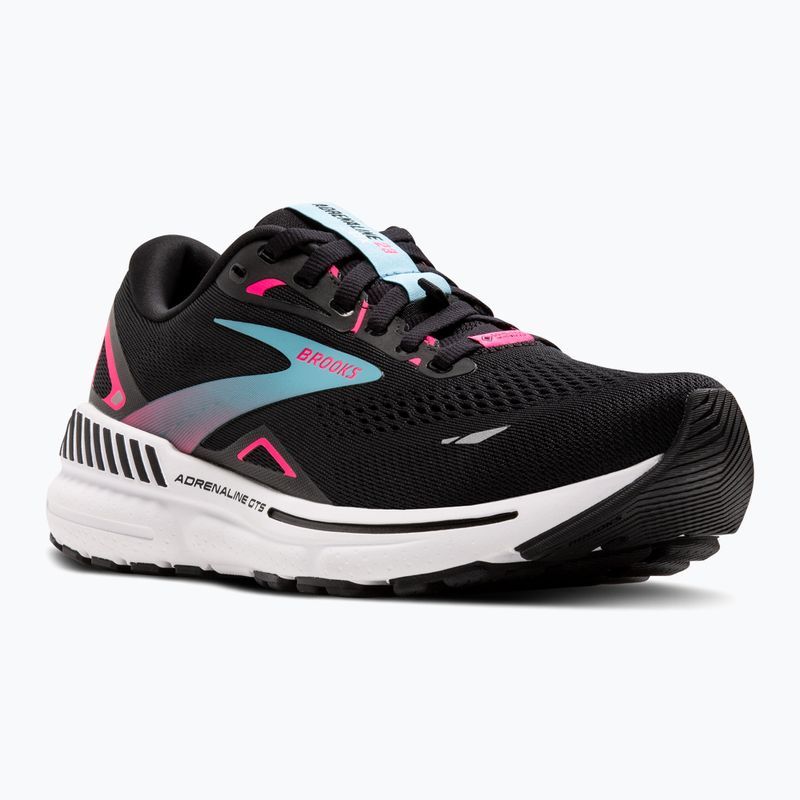 Buty do biegania damskie Brooks Adrenaline GTS 23 GTX black/knockout pink/aqua 8