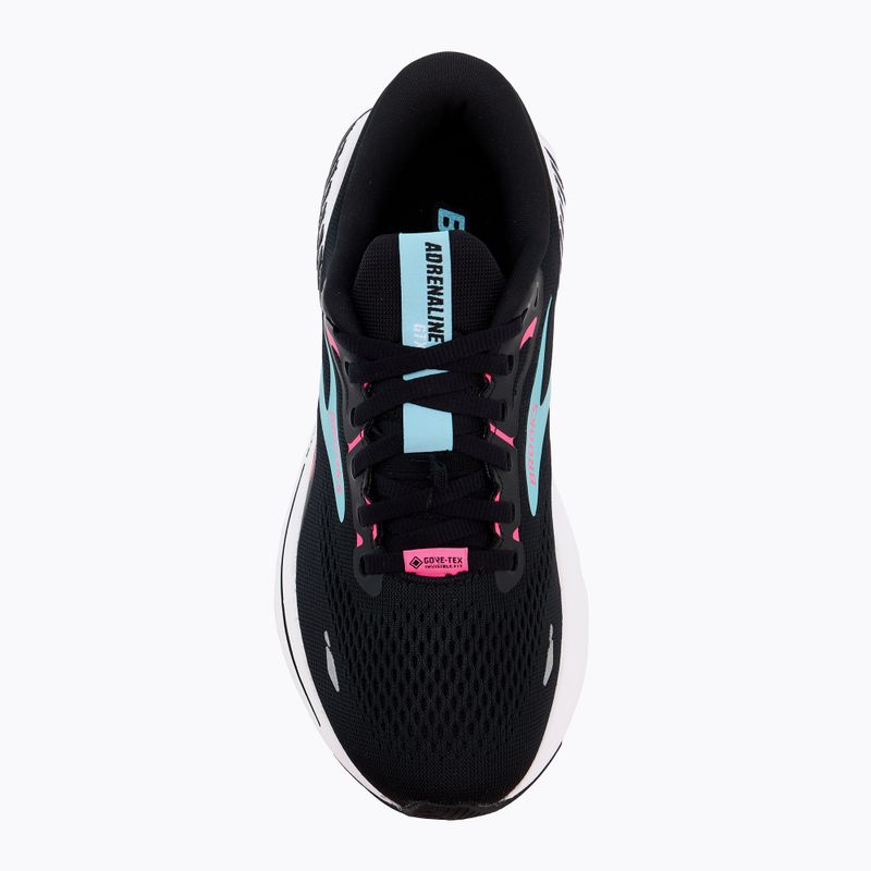 Buty do biegania damskie Brooks Adrenaline GTS 23 GTX black/knockout pink/aqua 5