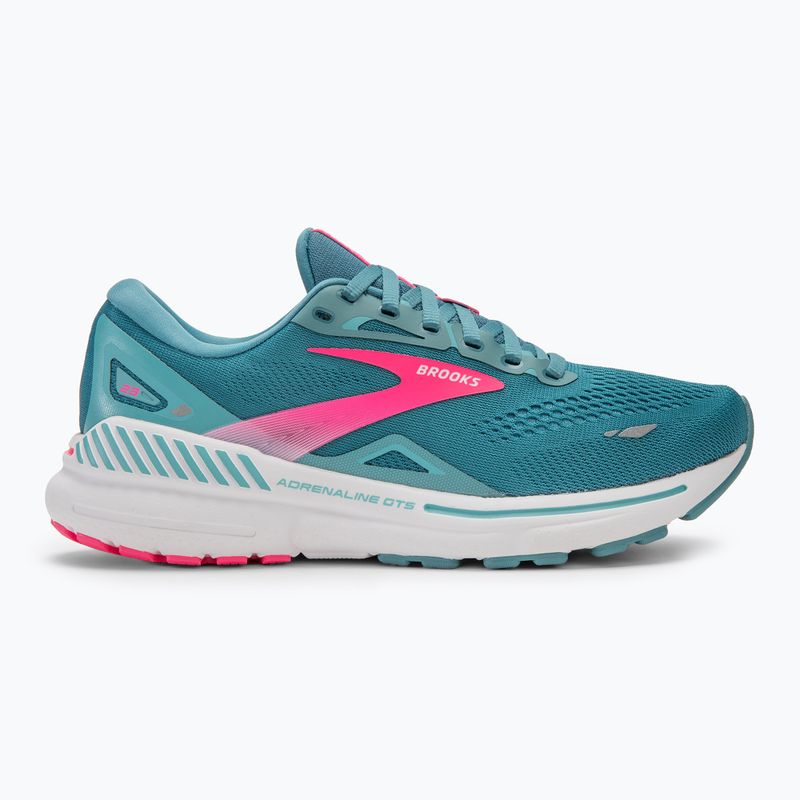 Buty do biegania damskie Brooks Adrenaline GTS 23 storm blue/pink/aqua 2