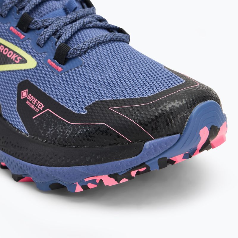 Buty do biegania damskie Brooks Cascadia 18 GTX grey blue/black/pink 7