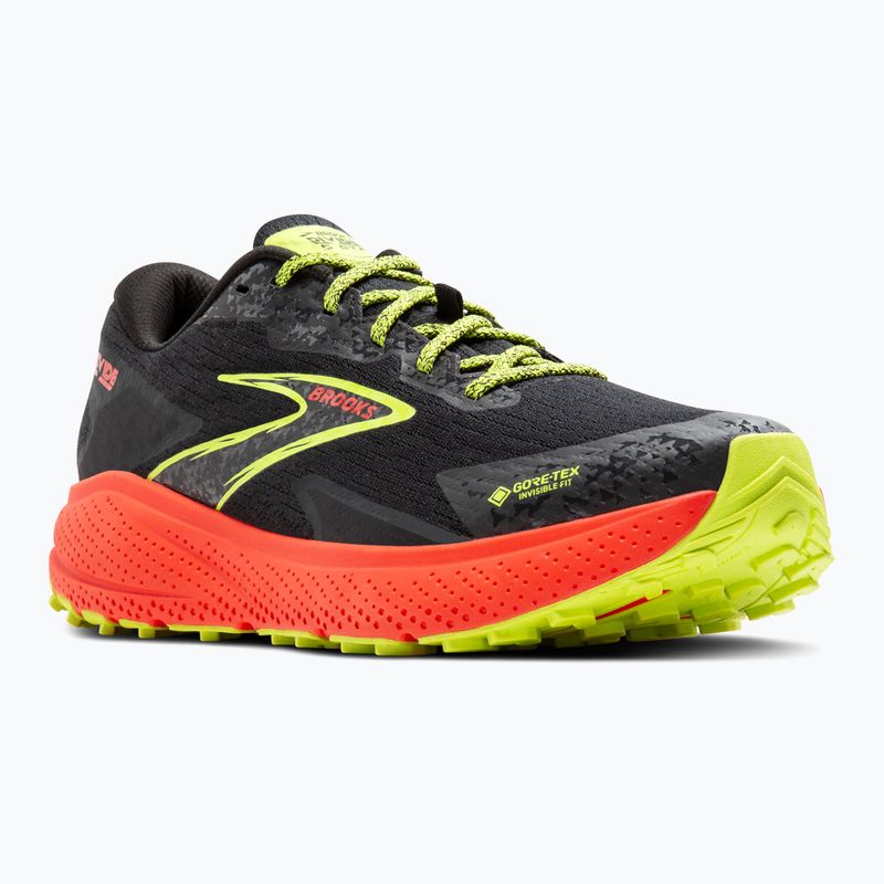 Buty do biegania męskie Brooks Divide 5 GTX black/cherry/lime 8