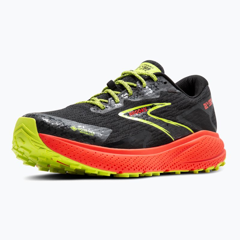 Buty do biegania męskie Brooks Divide 5 GTX black/cherry/lime 12