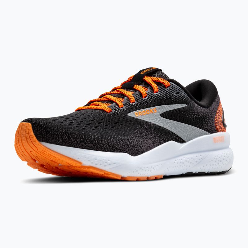 Buty do biegania męskie Brooks Ghost 16 black/orange/white 12