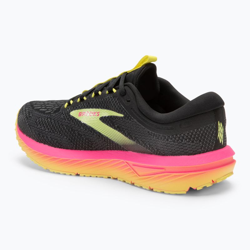 Buty do biegania damskie Brooks Revel 7 black/pink/lemon tonic 3