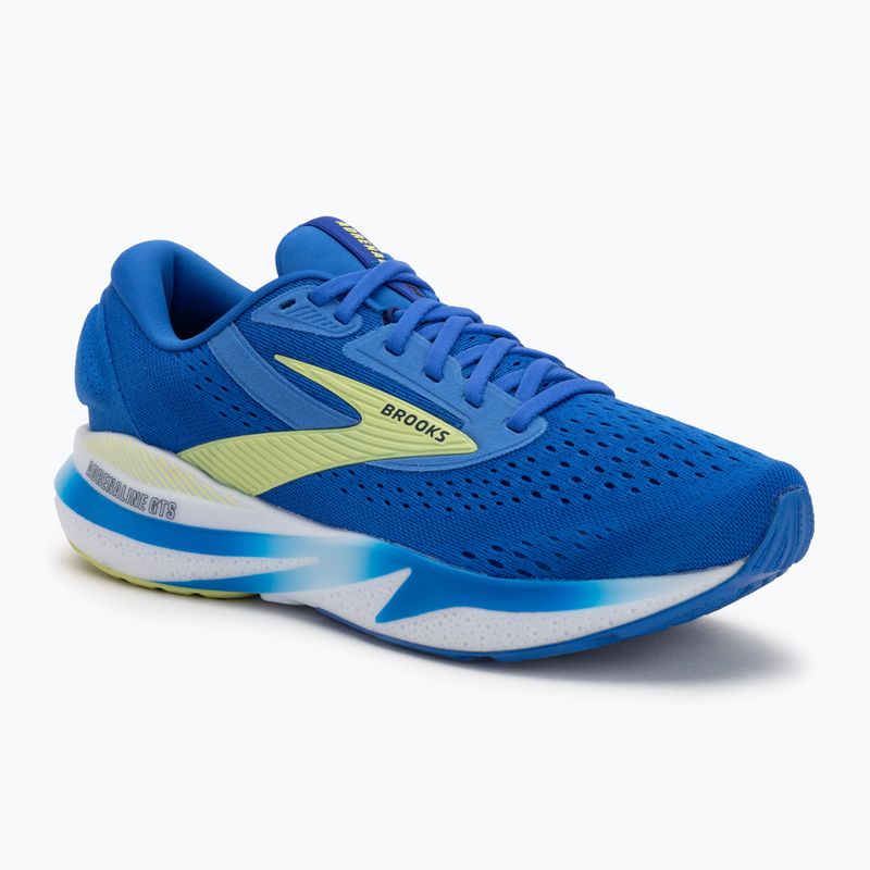 Buty do biegania męskie Brooks Adrenaline GTS 24 wide fit cobalt/neo yellow/peacoat