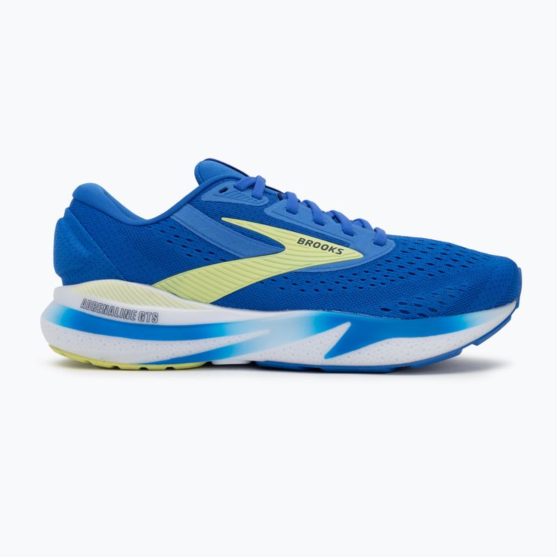 Buty do biegania męskie Brooks Adrenaline GTS 24 wide fit cobalt/neo yellow/peacoat 2