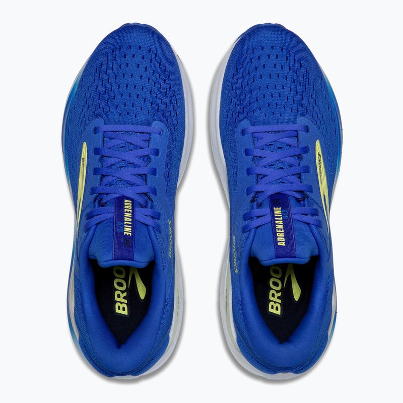 Buty do biegania męskie Brooks Adrenaline GTS 24 wide fit cobalt/neo yellow/peacoat 12