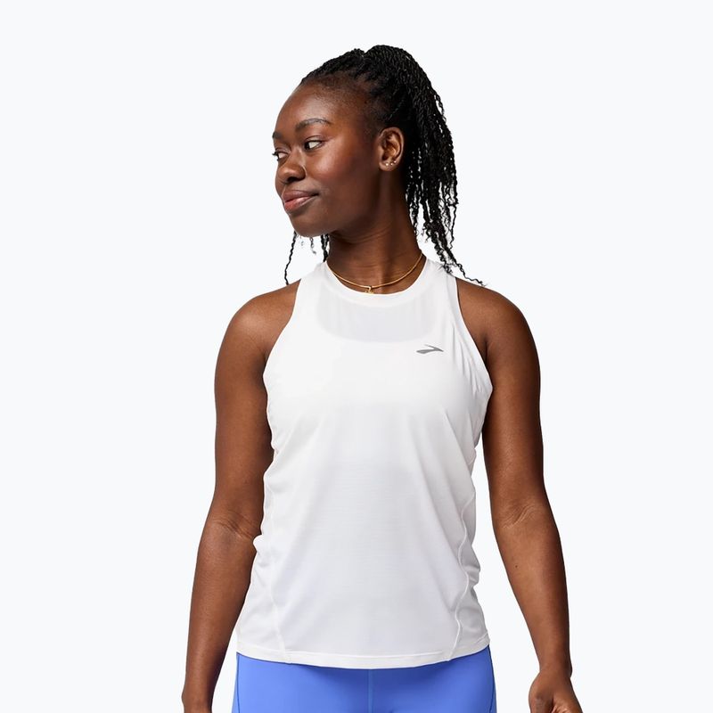 Tank top do biegania damski Brooks Sprint Free Tank 3.0 white