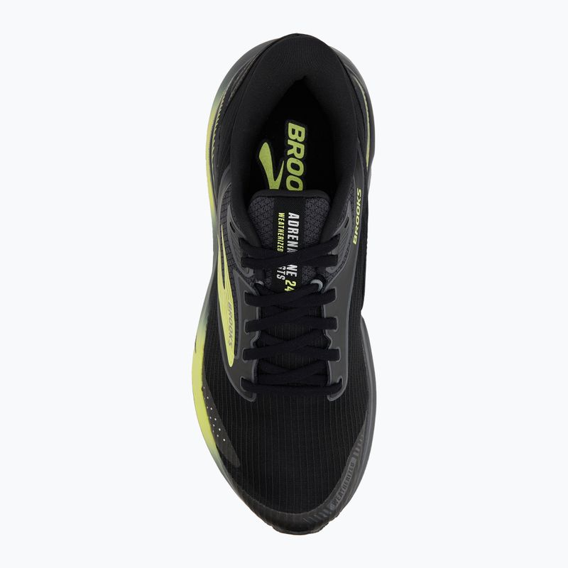Buty do biegania męskie Brooks Adrenaline GTS 24 Weatherized black/ebony/new yellow 5