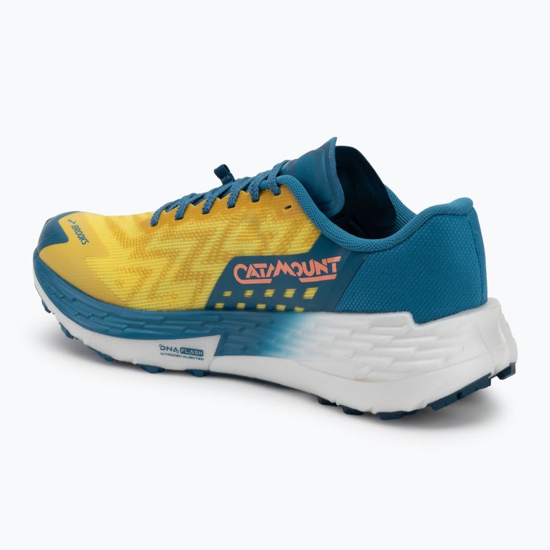 Buty do biegania męskie Brooks Catamount 4 quince/ celestial/neo ember 3