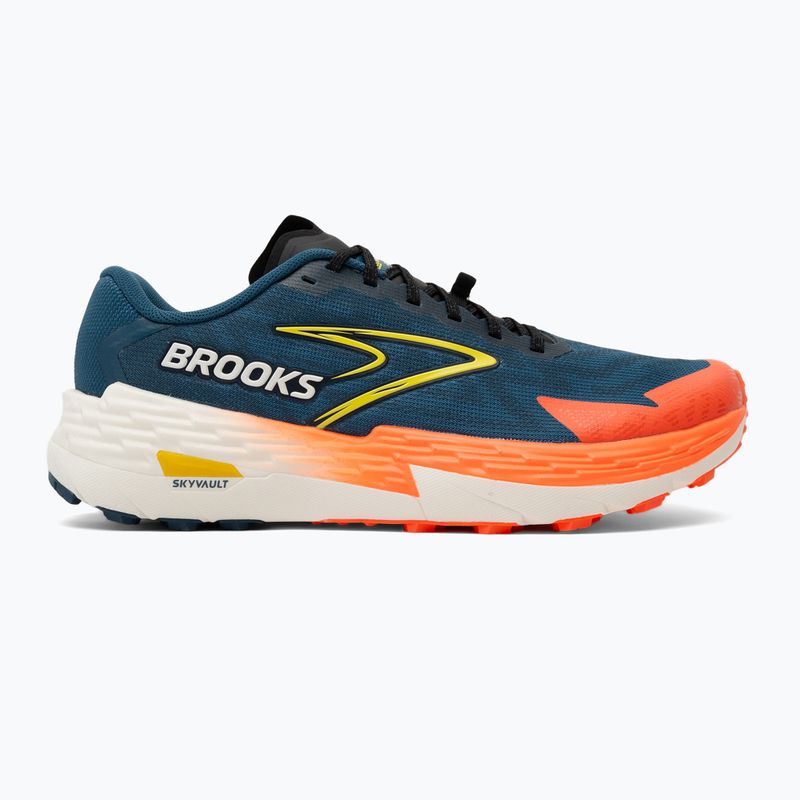 Buty do biegania męskie Brooks Catamount 4 legion blue/celestial/flame 2