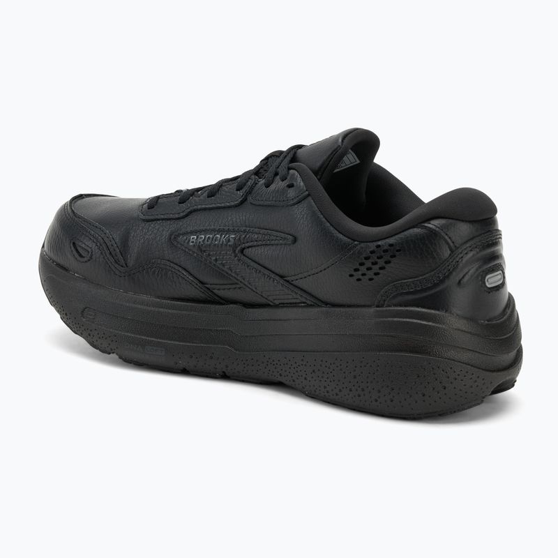 Buty męskie Brooks Ghost Max Leather black/black 3