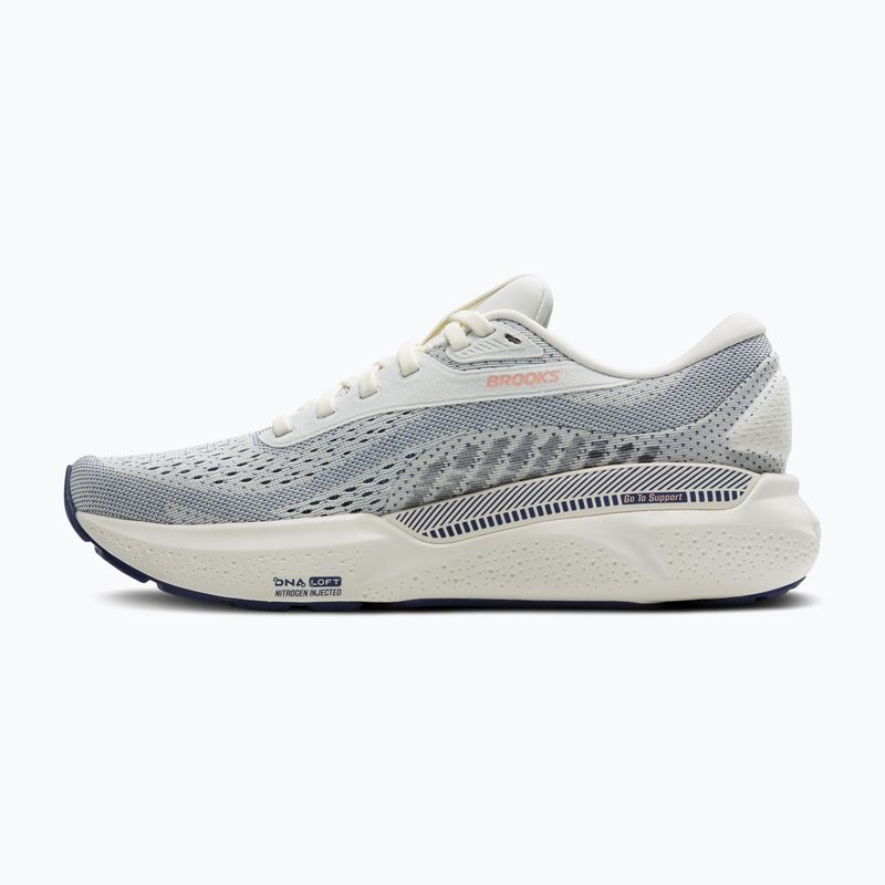 Buty do biegania damskie Brooks Adrenaline GTS 24 grey/blue ribbon/peach 10