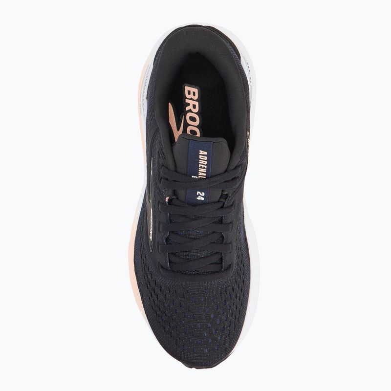 Buty do biegania damskie Brooks Adrenaline GTS 24 black/peach/peacoat 5