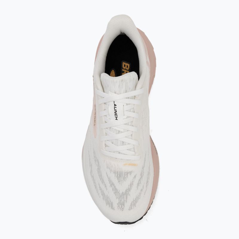 Buty do biegania damskie Brooks Launch 11 white/gold/pink 5