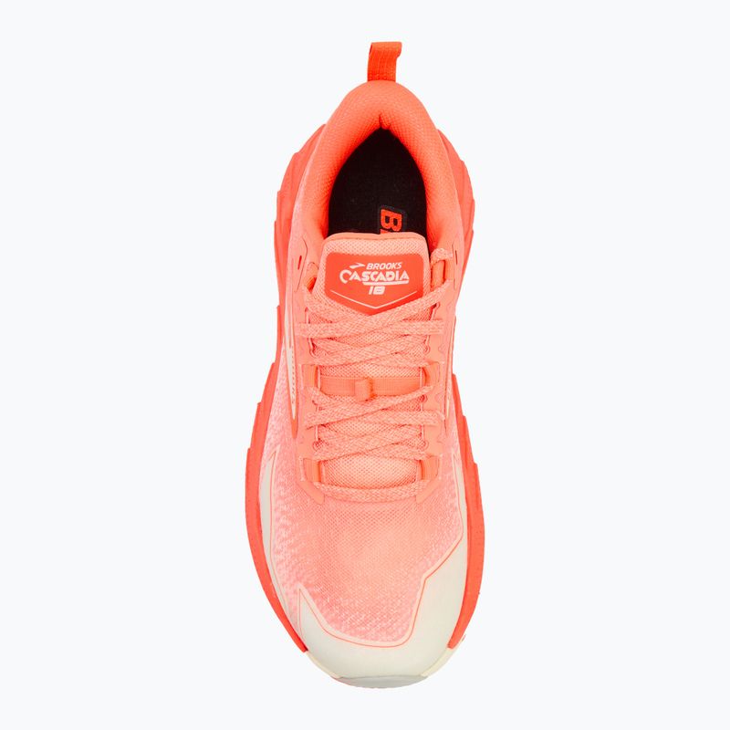 Buty do biegania damskie Brooks Cascadia 18 ember/blue wash/flame 5