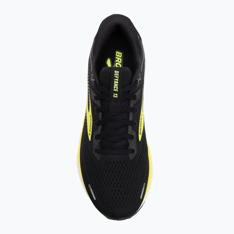 Buty do biegania męskie Brooks Defyance 13 black/yellow/white 5