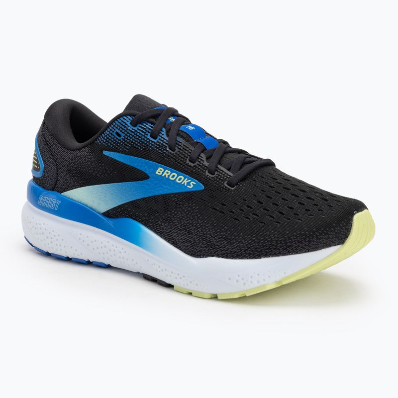 Buty do biegania męskie Brooks Ghost 16 black/cobalt/neo yellow