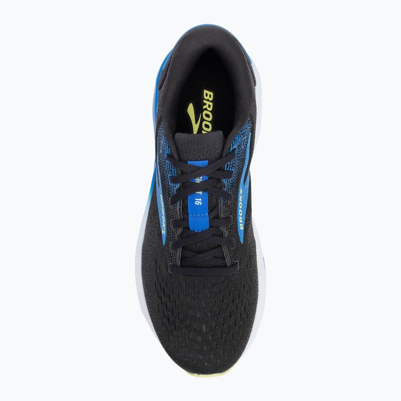 Buty do biegania męskie Brooks Ghost 16 black/cobalt/neo yellow 5