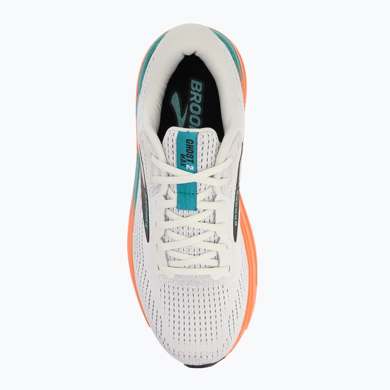 Buty do biegania męskie Brooks Ghost Max 2 oyster mushroom/orange /teal 5