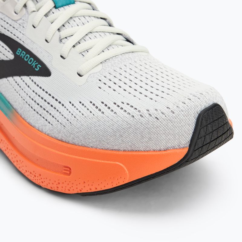 Buty do biegania męskie Brooks Ghost Max 2 oyster mushroom/orange /teal 7