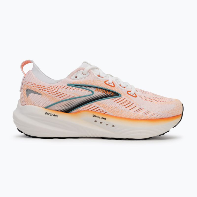 Buty do biegania męskie Brooks Glycerin 22 white/orange/green blue slate 2