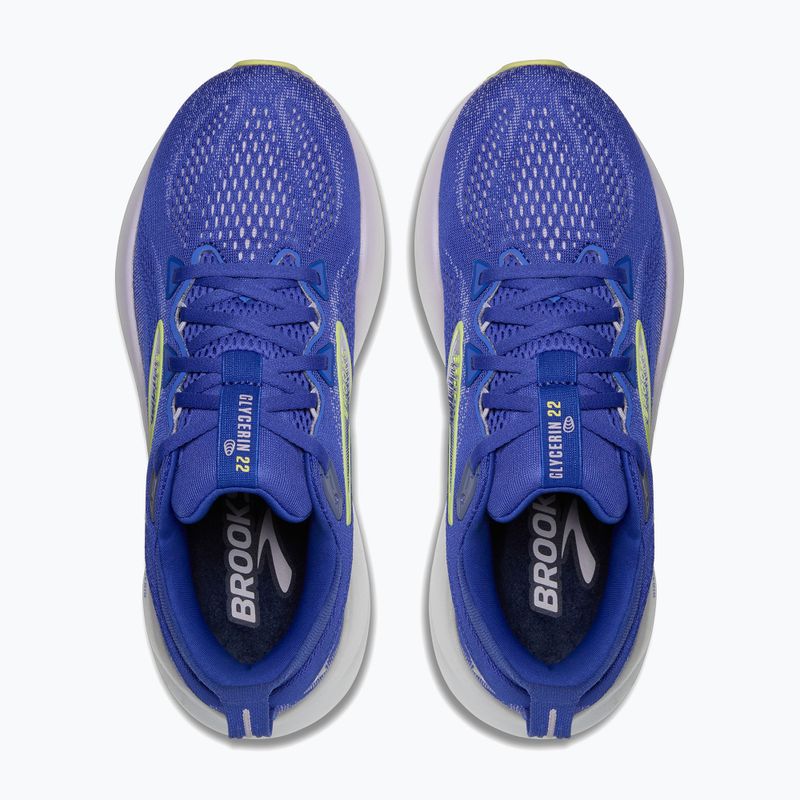 Buty do biegania damskie Brooks Glycerin 22 amparo blue/hyper iris/yellow 11