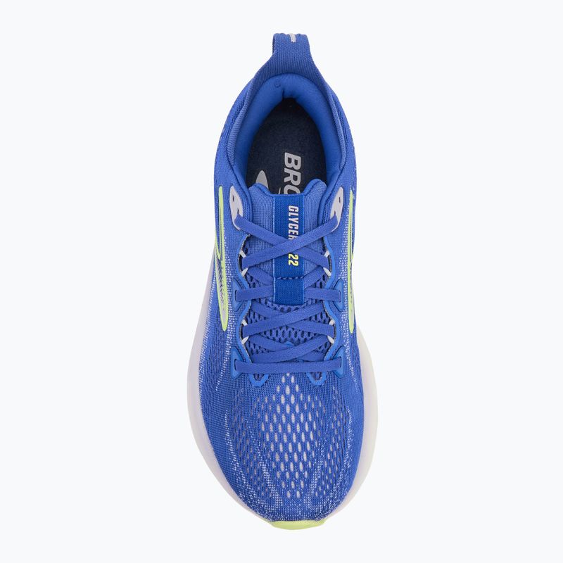 Buty do biegania damskie Brooks Glycerin 22 amparo blue/hyper iris/yellow 5