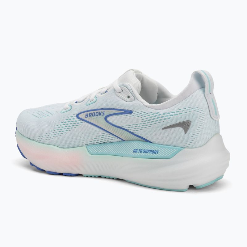 Buty do biegania damskie Brooks Glycerin GTS 22 white/limpet shell/amparo blue 3