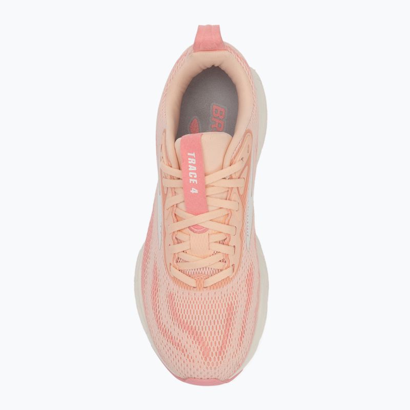 Buty do biegania damskie Brooks Trace 4 tropical peach/dianthus/ grey 5