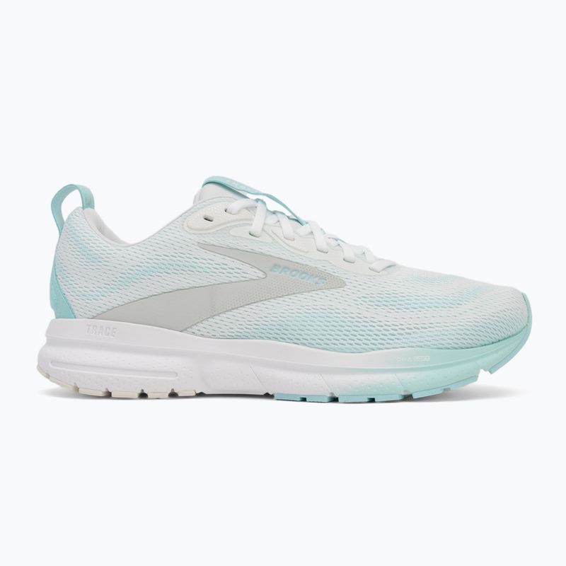 Buty do biegania damskie Brooks Trace 4 bright white/limpet/black 2