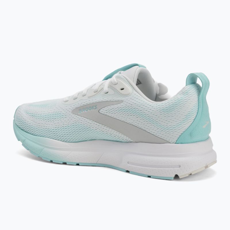 Buty do biegania damskie Brooks Trace 4 bright white/limpet/black 3