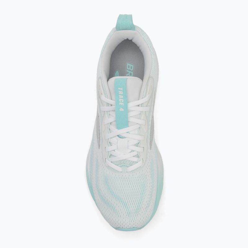 Buty do biegania damskie Brooks Trace 4 bright white/limpet/black 5