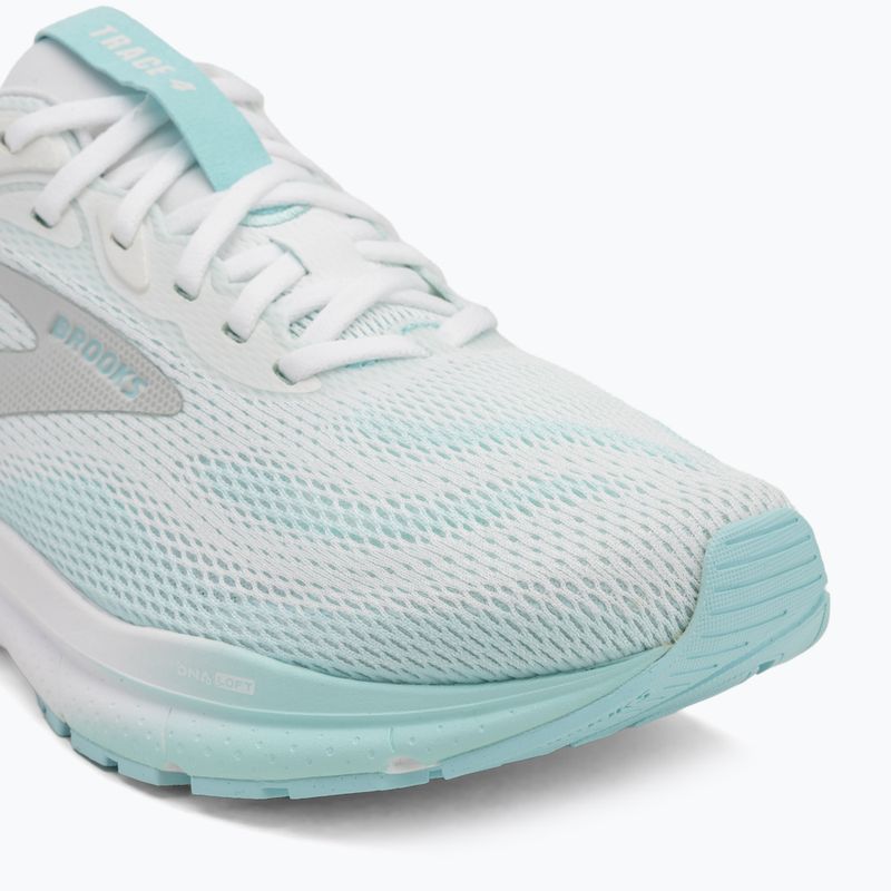 Buty do biegania damskie Brooks Trace 4 bright white/limpet/black 7