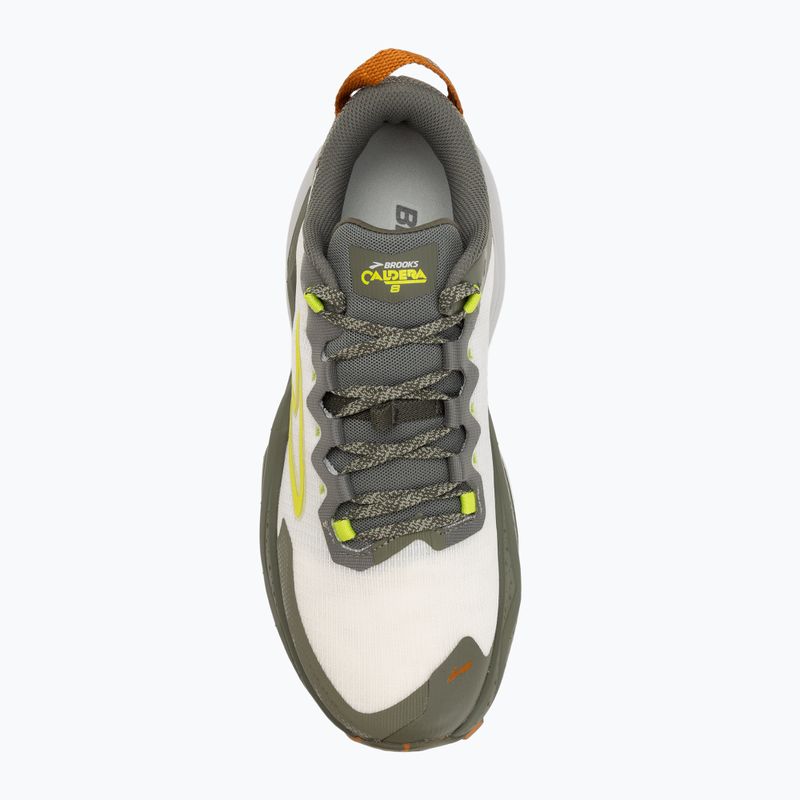 Buty do biegania męskie Brooks Caldera 8 dusty olive/lime/oyster 5