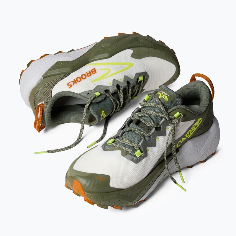 Buty do biegania męskie Brooks Caldera 8 dusty olive/lime/oyster 9