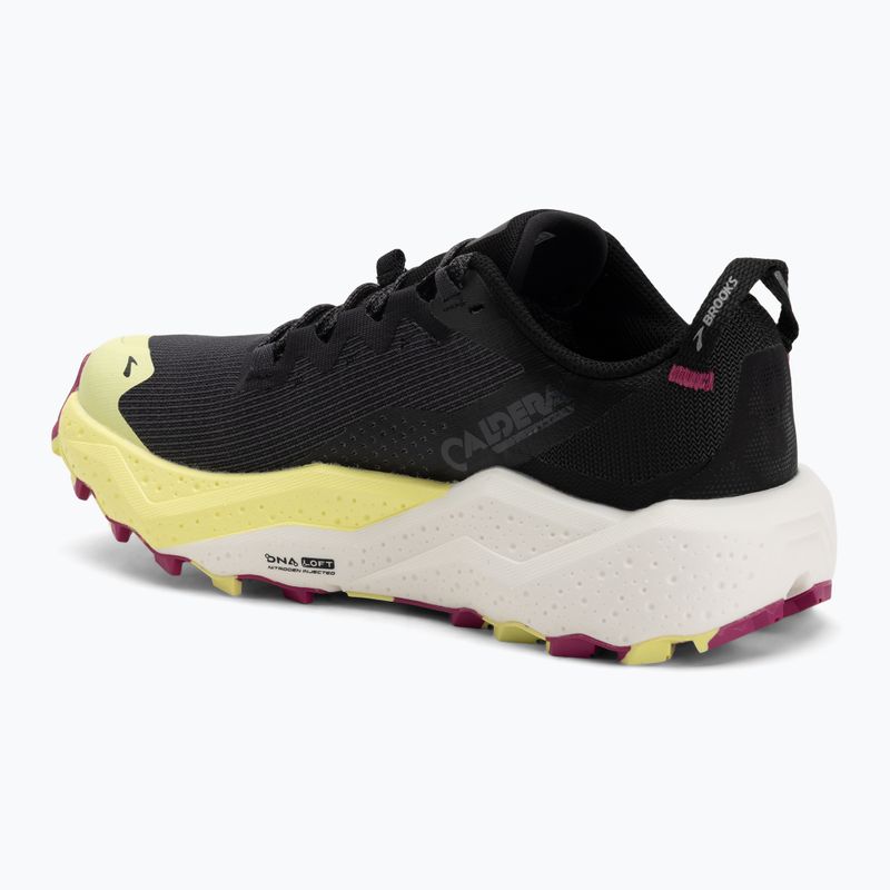 Buty do biegania damskie Brooks Caldera 8 grey/black/lime 3