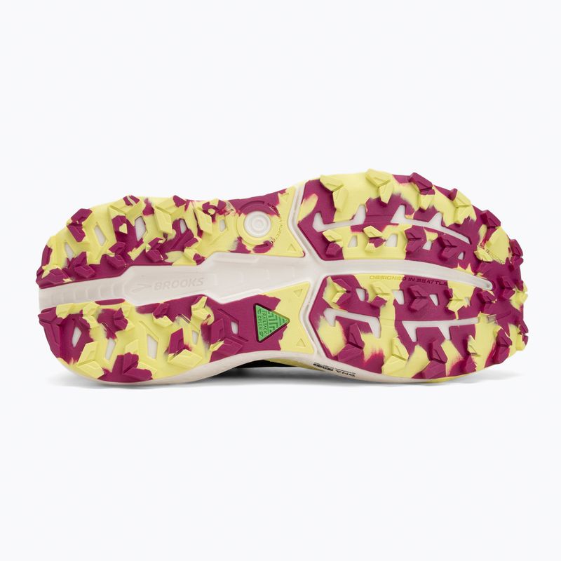 Buty do biegania damskie Brooks Caldera 8 grey/black/lime 4